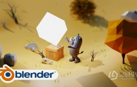 Blender动物模型建模实例制作视频教程中文字幕