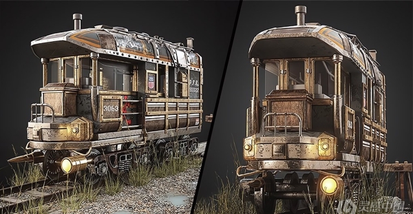 3dsmax逼真火车头建模纹理完整制作工作流程视频教程 Mastering 3D: Modeling, Unwrapping, and Texturing a Train