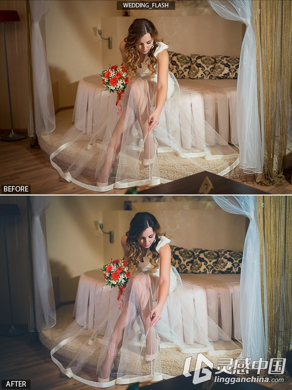 9套专业婚礼Lightroom预设 9 Pro Wedding Presets  灵感中国网 www.lingganchina.com