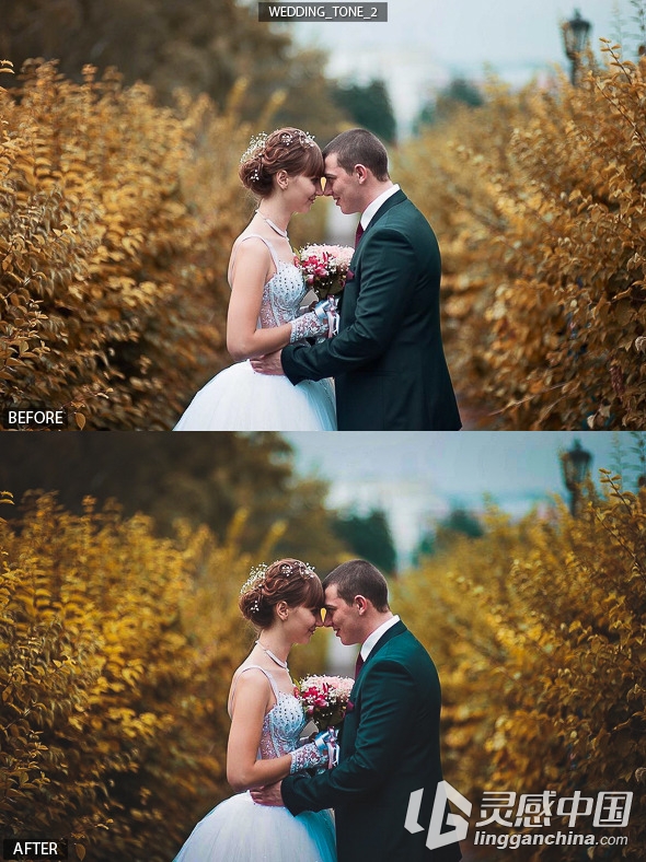 9套专业婚礼Lightroom预设 9 Pro Wedding Presets  灵感中国网 www.lingganchina.com