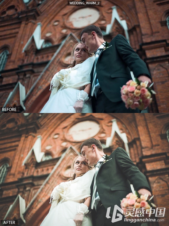 9套专业婚礼Lightroom预设 9 Pro Wedding Presets  灵感中国网 www.lingganchina.com