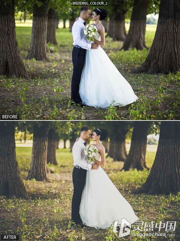 9个专业的婚礼Lightroom预设 9 Pro Wedding Presets vol.2  灵感中国网 www.lingganchina.com