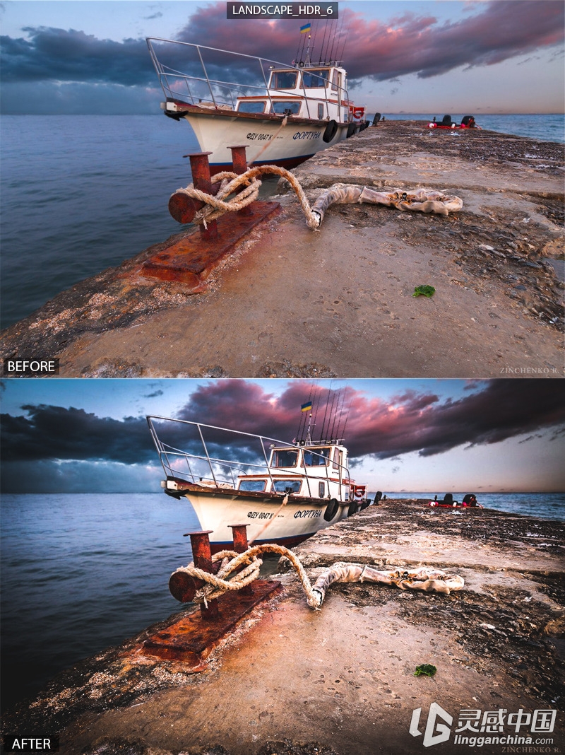 15个专业的风景景观 Lightroom预设15 Pro Landscape Presets  灵感中国网 www.lingganchina.com