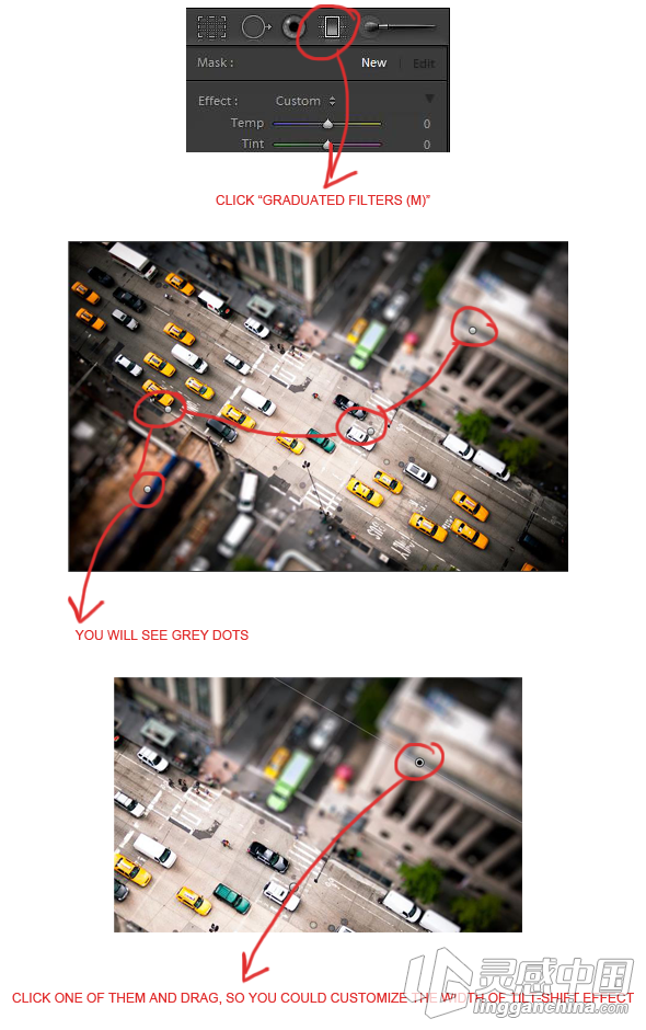 7 Pro Tilt-Shift Presets Lightroom预置Lightroom presets  灵感中国网 www.lingganchina.com