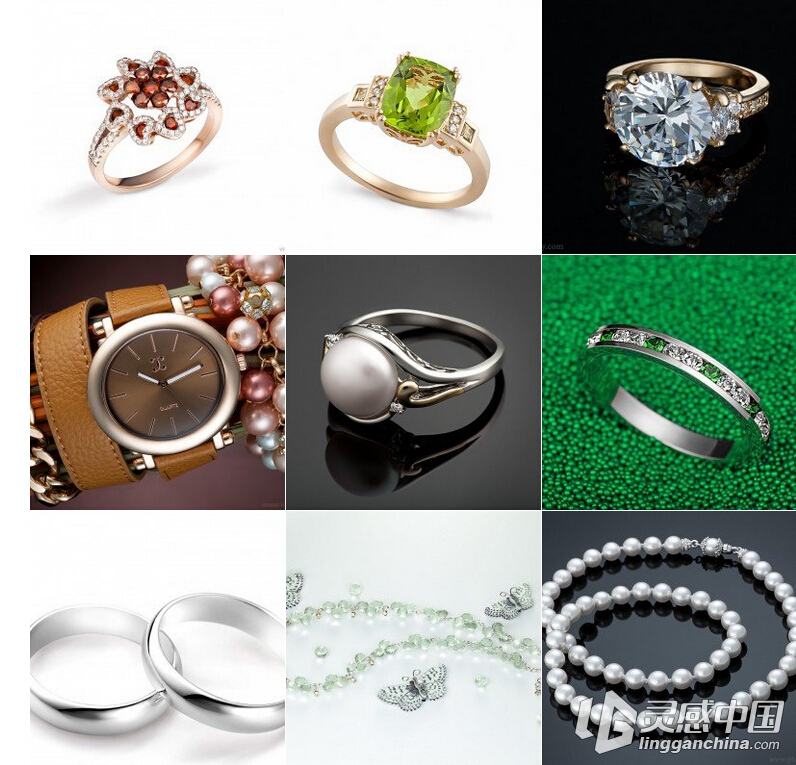 专业珠宝摄影及后期润饰课程全集 Expert Jewelry Photography Course (Bundle)  灵感中国网 www.lingganchina.com