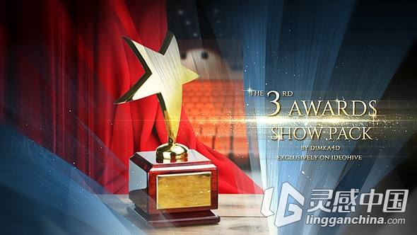 唯美颁奖典礼包装动画AE模板第三辑Videohive Awards Pack III  灵感中国网 www.lingganchina.com