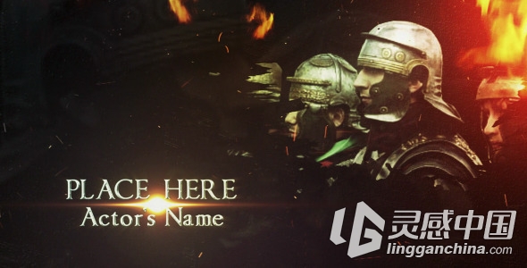 史诗电影标题动画展示模版Videohive Cinematic Titles The Imperator  灵感中国网 www.lingganchina.com