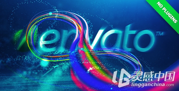 水底多彩粒子Logo展示AE模板VideoHive - Underwater Logo Reveal  灵感中国网 www.lingganchina.com