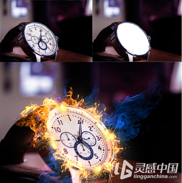 超酷光效火焰燃烧PS动作 AfterBurn 3 Photoshop Action（附视频教程）  灵感中国网 www.lingganchina.com