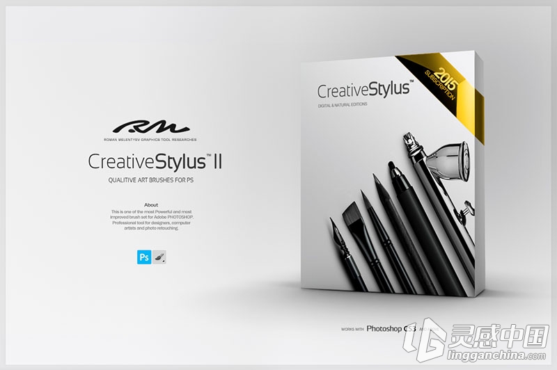 效果超赞的创意CG绘画笔刷 RM Creative Stylus [附教学视频]  灵感中国网 www.lingganchina.com