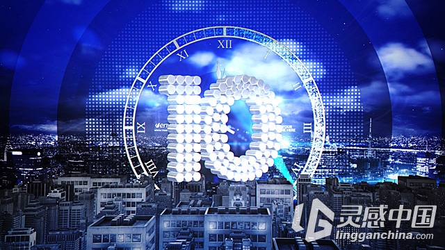 新年倒计时AE模板 Videohive New Year Eve Countdown  灵感中国网 www.lingganchina.com