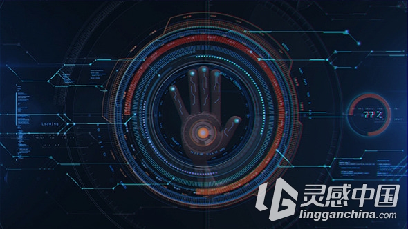 高科技展示AE模板 Videohive Hi Tech Opener  灵感中国网 www.lingganchina.com