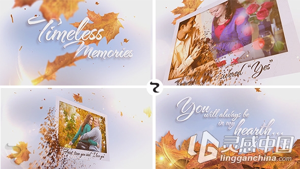 永恒的回忆粒子相片展示AE模板 Videohive Timeless Memories  灵感中国网 www.lingganchina.com