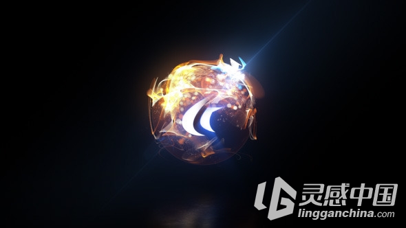 快速粒子标志展示AE模板Videohive Quick Particle Sphere Logo  灵感中国网 www.lingganchina.com