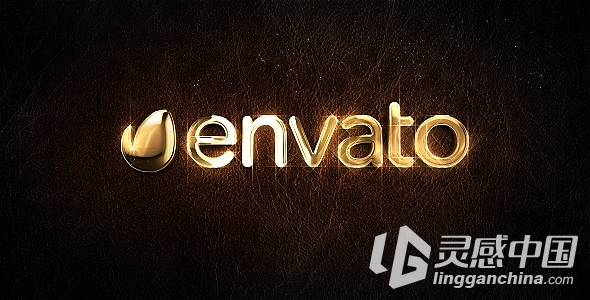 优雅金色粒子汇聚logo展示AE模版  Videohive Gold Particles Logo Pack  灵感中国网 www.lingganchina.com