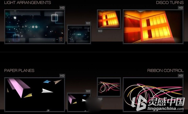 DJ视频转场特效视频素材合辑Vol.2 Animated Wipes &amp; Transitions Collection 2  灵感中国网 www.lingganchina.com