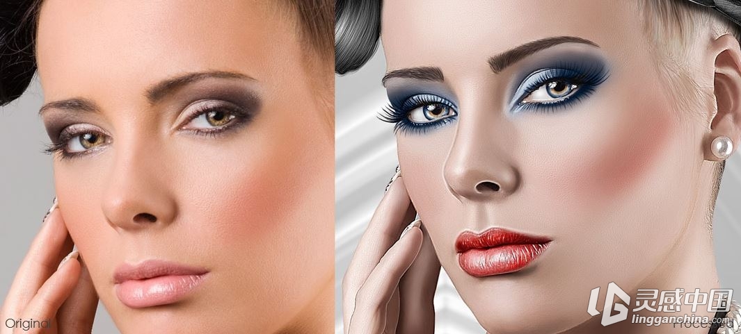 50组高级皮肤润饰LR预设 50 Most Advanced Skin Retouching  灵感中国网 www.lingganchina.com