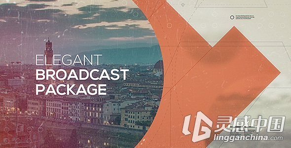 时尚广播电视宣传包装设计AE模板Videohive Elegant Broadcast Package  灵感中国网 www.lingganchina.com