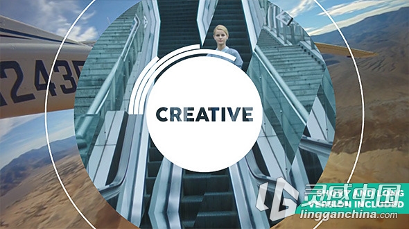 创意快速图片切换展示AE模板 Videohive Be Creative - Fast Dynamic Opener  灵感中国网 www.lingganchina.com