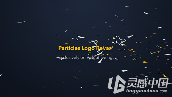 粒子碎片Logo演绎动画AE模板Particles Logo Reveal Toolkit  灵感中国网 www.lingganchina.com