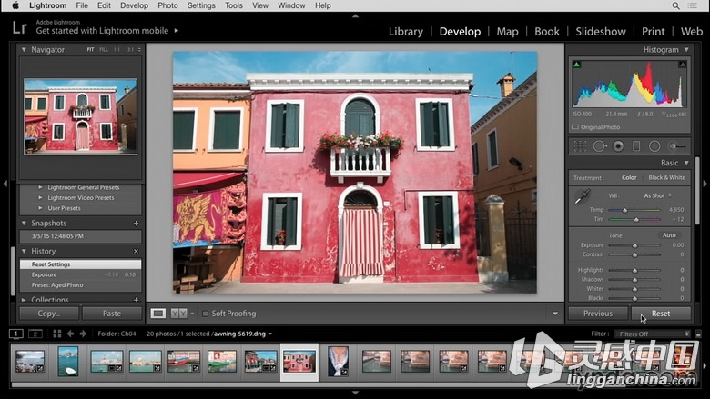 Lightroom 6和Lightroom CC入门及提高教程  灵感中国网 www.lingganchina.com