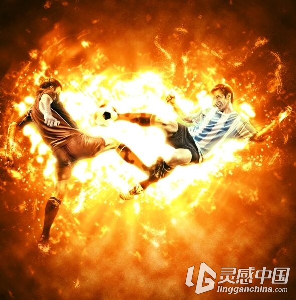 光效能量爆炸喷溅PS动作附视频教程 Energy Splash Photoshop Action  灵感中国网 www.lingganchina.com