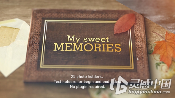 复古浪漫生活相册动画AE模板 Videohive old memories album gallery  灵感中国网 www.lingganchina.com