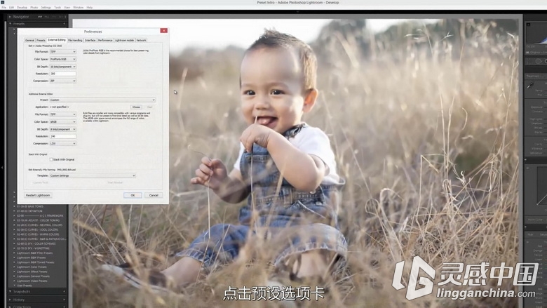 Lightroom预设系统使用技巧视频教程 中文字幕  灵感中国网 www.lingganchina.com