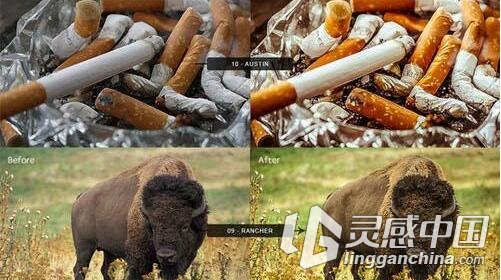 创意清晰的Lightroom预设  灵感中国网 www.lingganchina.com