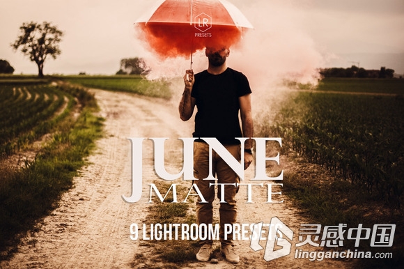 时尚肖像和风景摄影Lightroom预设June Matte Lightroom Presets  灵感中国网 www.lingganchina.com