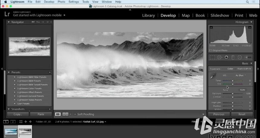Lightroom 创建黑白景观照片教程Creating Black and White Landscape Photos with ...  灵感中国网 www.lingganchina.com