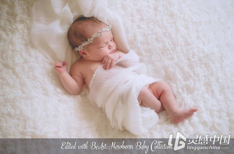 新生儿婴儿后期奶油梦幻色调Lightroom预设 Newborn Lightroom Presets  灵感中国网 www.lingganchina.com