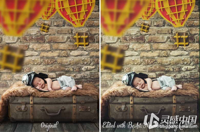 新生儿婴儿后期奶油梦幻色调Lightroom预设 Newborn Lightroom Presets  灵感中国网 www.lingganchina.com