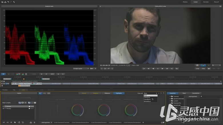 SpeedGrade CC 全面核心技术视频教程Up and Running with SpeedGrade CC  灵感中国网 www.lingganchina.com