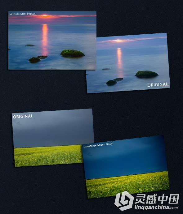 24款专业景观风景Lightroom预设24 Pro Landscape Lightroom Presets  灵感中国网 www.lingganchina.com