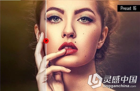 22款专业人像后期调整Lightroom预设  灵感中国网 www.lingganchina.com