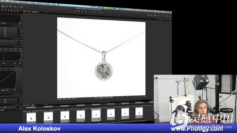 亚历克斯-专家级珠宝产品摄影及后期教程合集(11GB)  灵感中国网 www.lingganchina.com