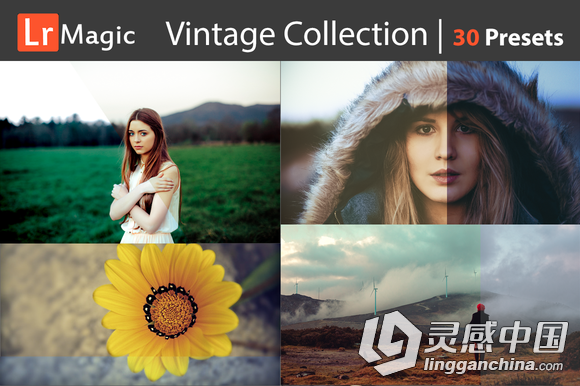 30组复古Lightroom预设收藏Vintage Collection  灵感中国网 www.lingganchina.com