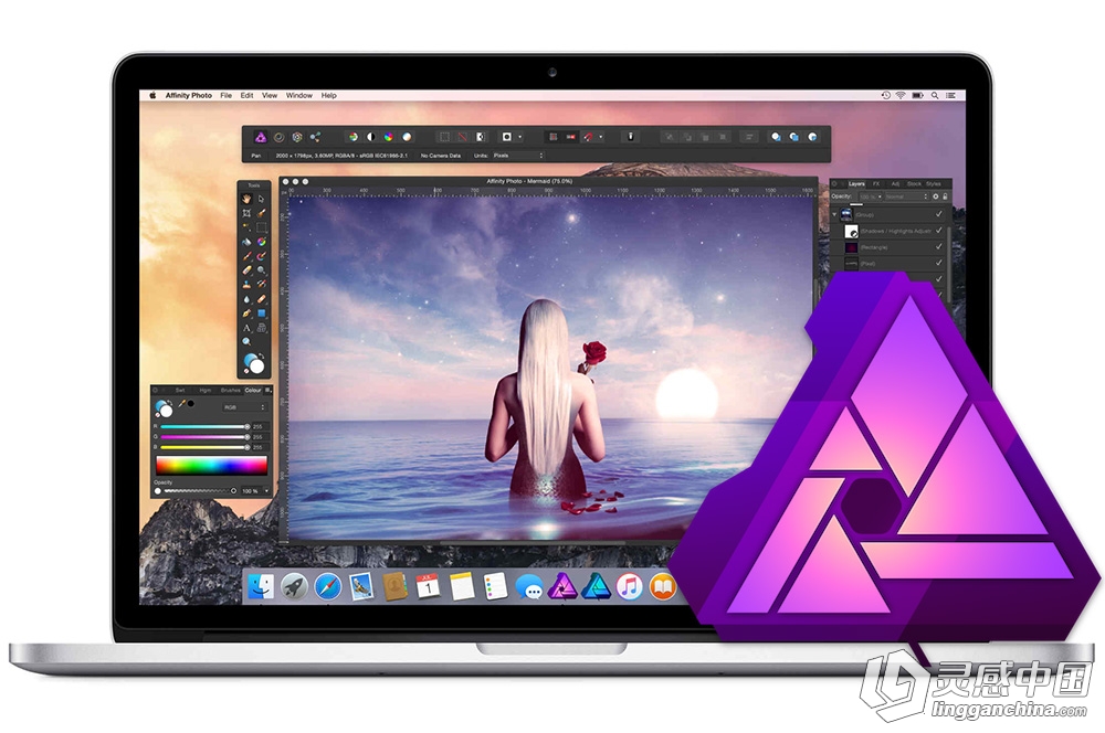 Affinity Photo 1.4官方中文版+教程 | 媲美PhotoShop  灵感中国网 www.lingganchina.com