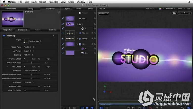 Final Cut Pro 10.2.x基础入门训练视频教程Getting Started with Final Cut Pro 10...  灵感中国网 www.lingganchina.com