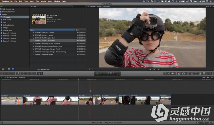 Final Cut Pro X商业剪辑技巧视频教程Ripple Training Commercial Editing Techniques  灵感中国网 www.lingganchina.com