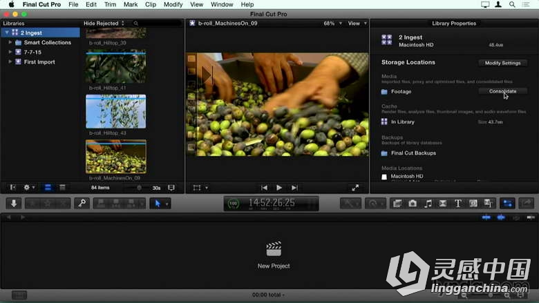 从Final Cut Pro 7到Final Cut Pro X迁移整合训练视频教程  灵感中国网 www.lingganchina.com