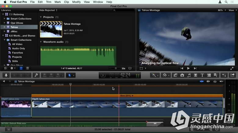 从Final Cut Pro 7到Final Cut Pro X迁移整合训练视频教程  灵感中国网 www.lingganchina.com