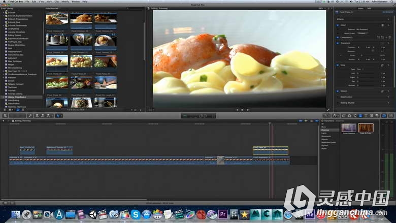 Final Cut Pro粗编精编技巧视频教程  灵感中国网 www.lingganchina.com