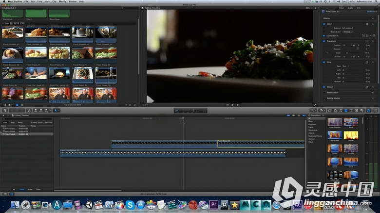 Final Cut Pro粗编精编技巧视频教程  灵感中国网 www.lingganchina.com