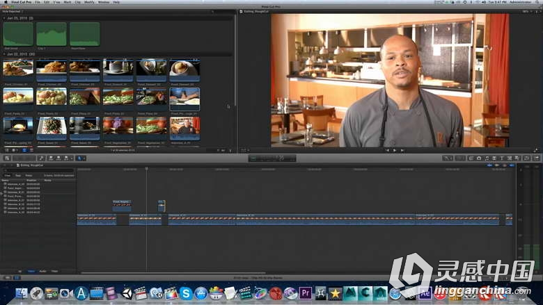 Final Cut Pro粗编精编技巧视频教程  灵感中国网 www.lingganchina.com