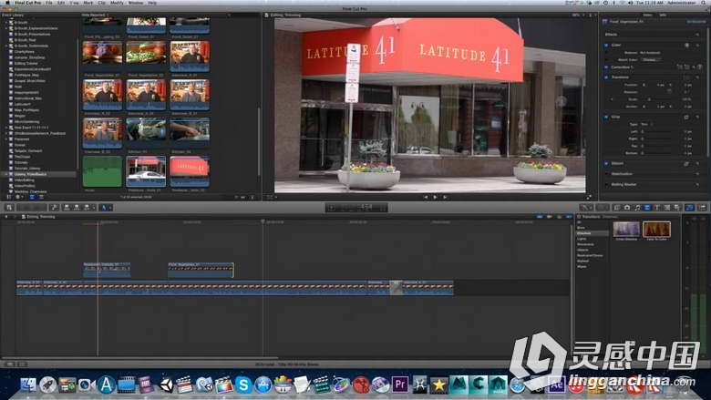 Final Cut Pro粗编精编技巧视频教程  灵感中国网 www.lingganchina.com