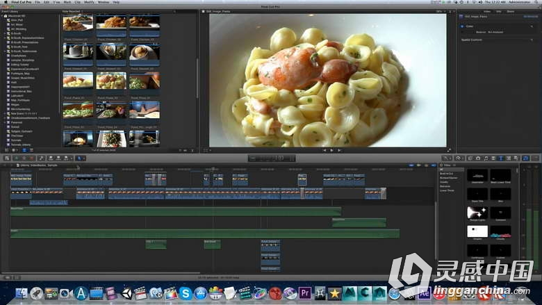 Final Cut Pro粗编精编技巧视频教程  灵感中国网 www.lingganchina.com