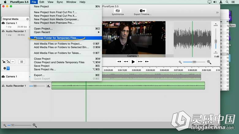 Final Cut Pro X声音同步技术训练视频教程 Final Cut Pro X Guru Sync Sound Workflow  灵感中国网 www.lingganchina.com