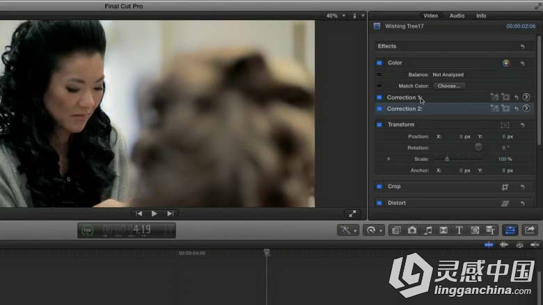 Final Cut Pro X婚礼剪辑实例训练视频教程CreativeLive Final Cut Pro X with Vane...  灵感中国网 www.lingganchina.com